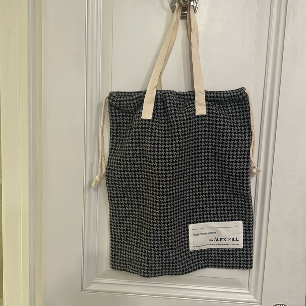 Alex Mill Drawstring bag with handles